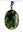 Labradorite pendant - labradorite crystal oval faceted pendant (J20)