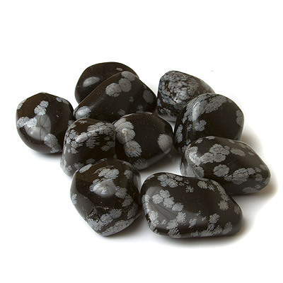 Snowflake Obsidian Extra Large Tumble Stone