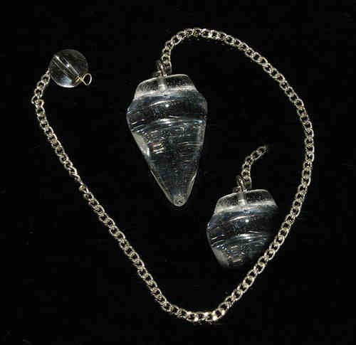 Quartz crystal cone pendulum dowser (small size)