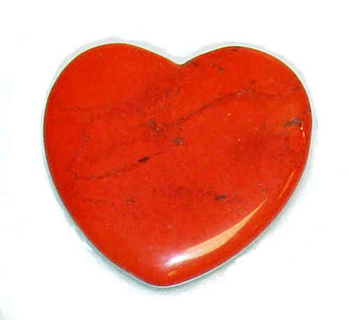 Red Jasper crystal heart