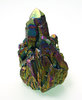 Titanium quartz crystal - Flame aura quartz crystals 31
