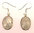 Rainbow Moonstone Ear Rings - Faceted Oval Moonstone Earrings (J37)