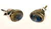 Rainbow Moonstone Stud Ear Rings - Oval Moonstone stud Earrings (J35)