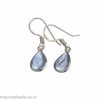 Apatite Crystal Earrings 02 Blue Tear Drop