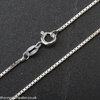 Silver Box Chain 18 inch - silver chain