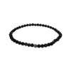 Black Banded Agate 4mm Power Bracelet